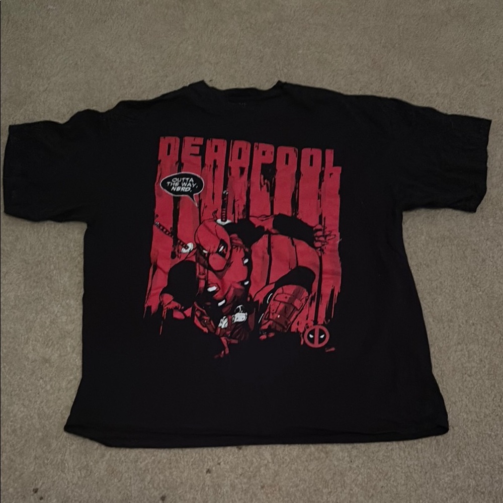 Deadpool Black Graphic T-Shirt